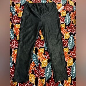Nicole Miller New York-Snakeskin Faux Leather Pant-Size XL